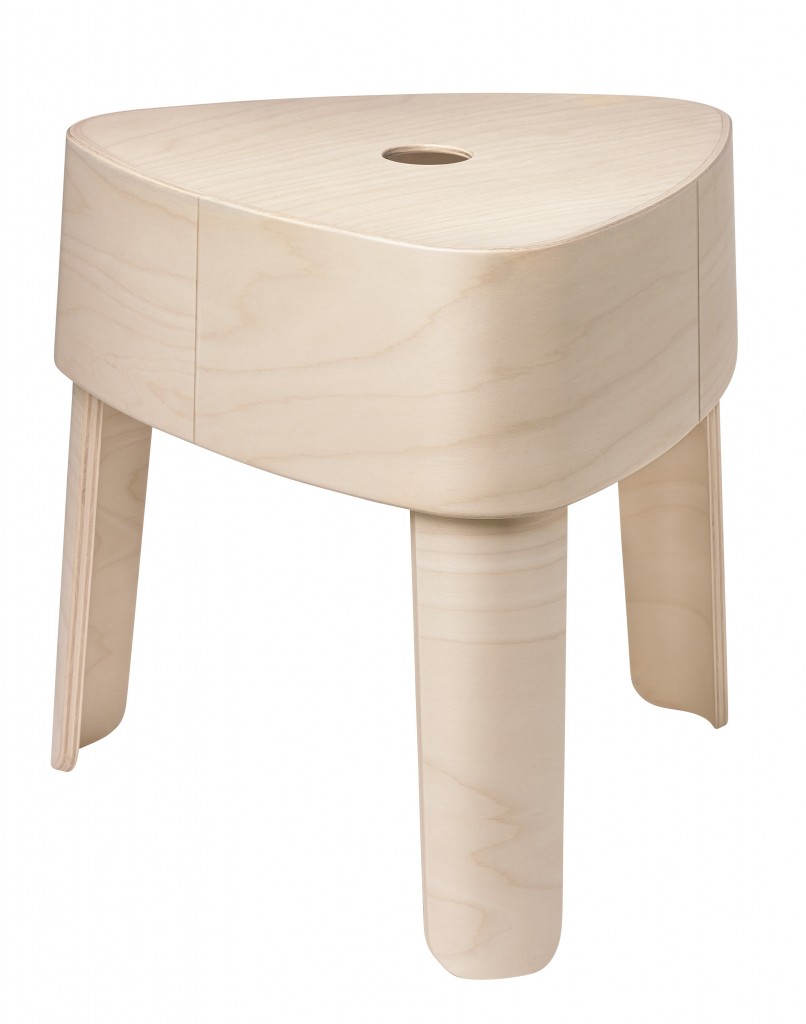 Plektra stool 409x406mm plywood