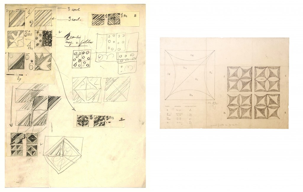 2 croquis Gio Ponti